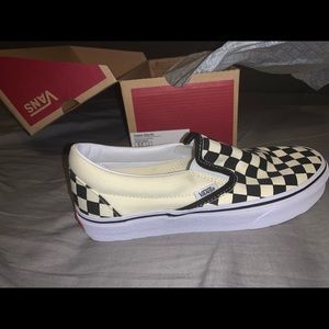 Checkered Classic Slip-On Vans